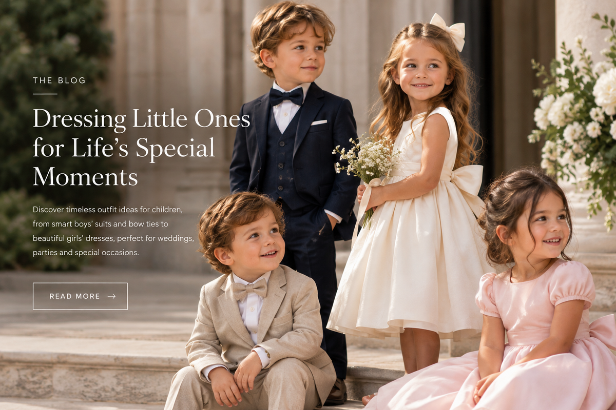 Dressing Little Ones for Life’s Special Moments