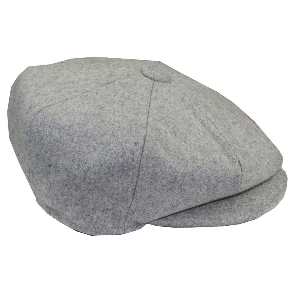 Mens Tweed Newsboy Cap Blinders Baker Boy Flat Grandad Hat 8 Panel Plain