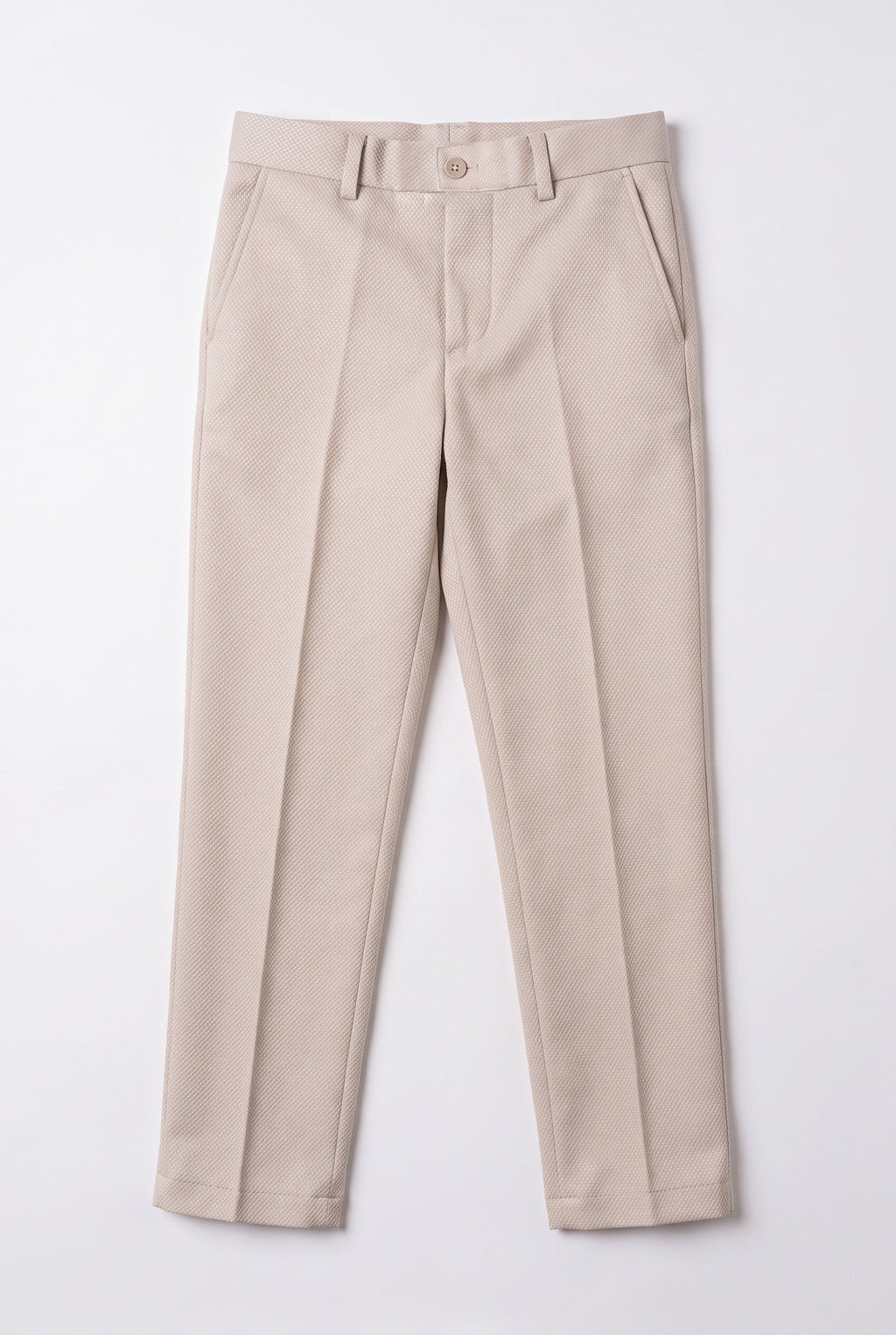 Boys’ 7-Piece Self-Patterned Formal Suit Set - Planet - Beige