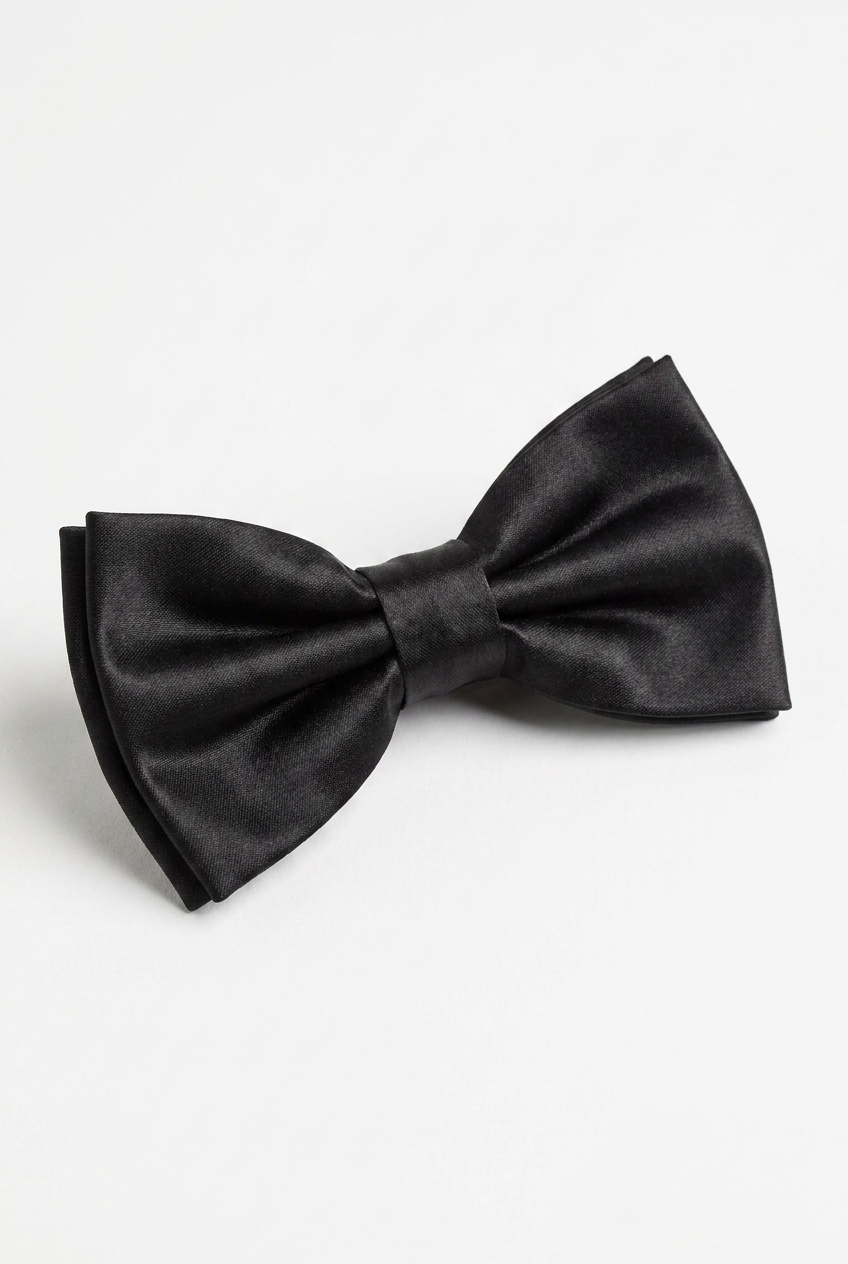 Boys Satin Lapel Tuxedo Suit - 4-Piece or 5-Piece with Cufflink Shirt - Black