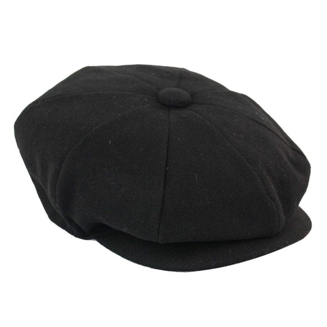 Mens Tweed Newsboy Cap Blinders Baker Boy Flat Grandad Hat 8 Panel Plain