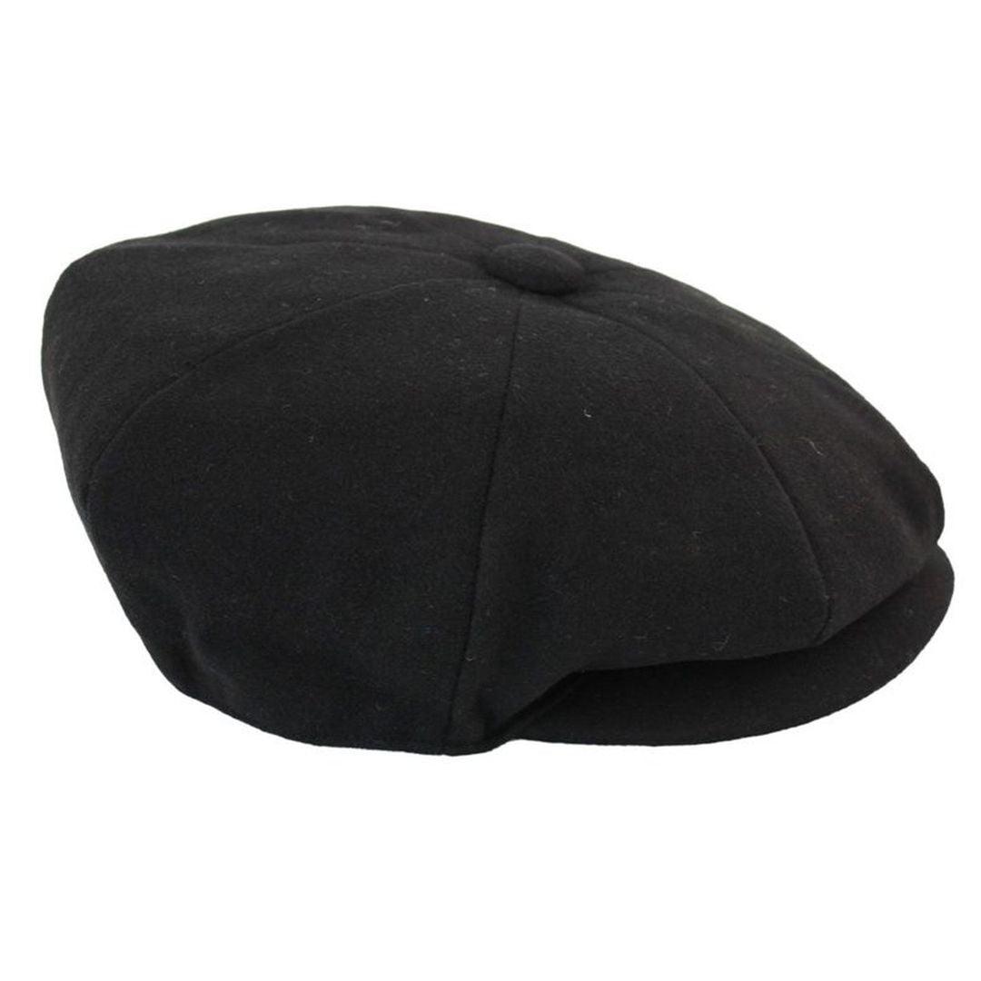 Mens Tweed Newsboy Cap Blinders Baker Boy Flat Grandad Hat 8 Panel Plain