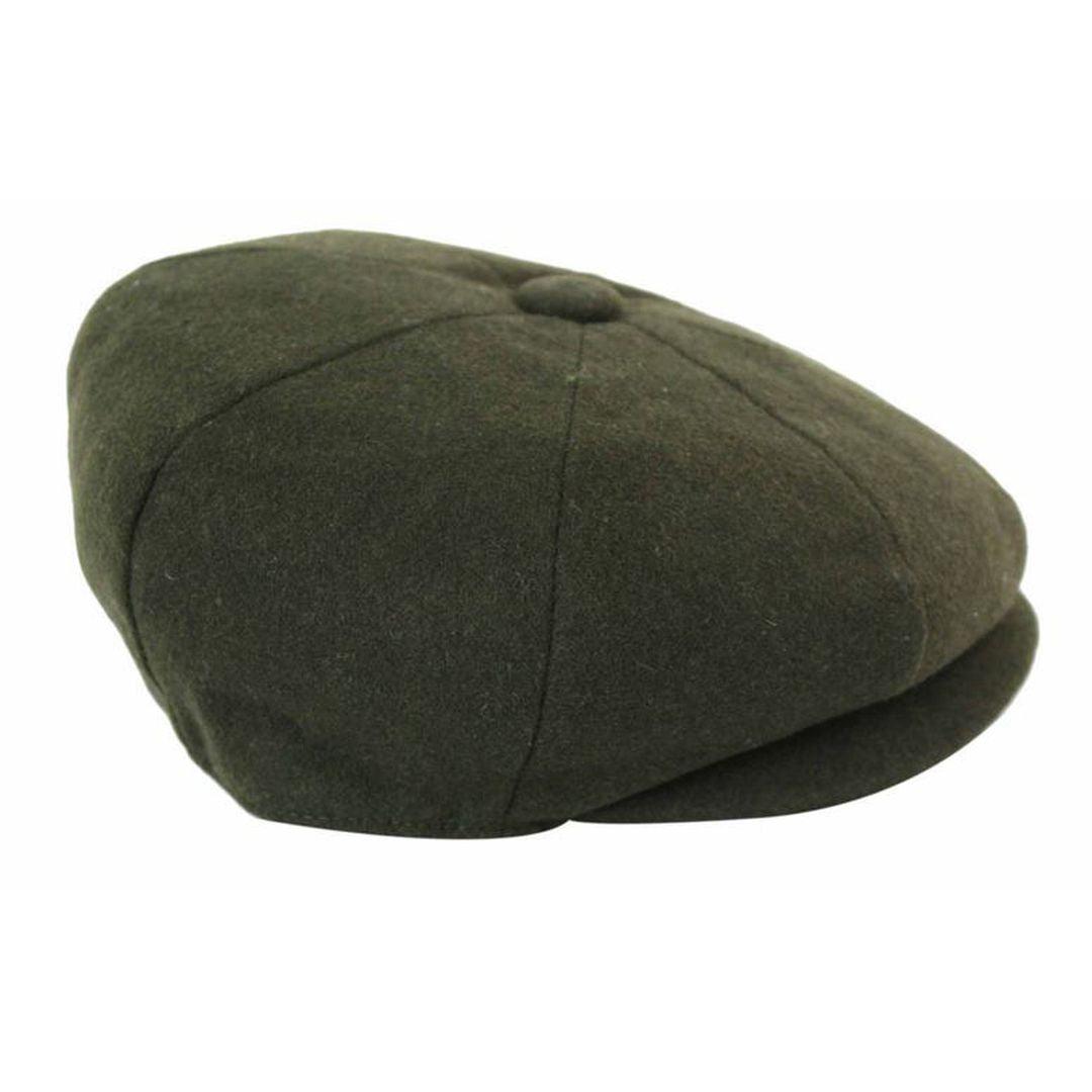Mens Tweed Newsboy Cap Blinders Baker Boy Flat Grandad Hat 8 Panel Plain